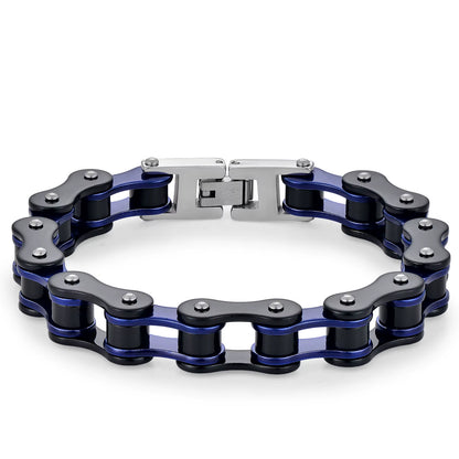 Punk Rock Biker 316L Stainless Steel Mens Bracelet Fashion Jewelry Bike Bicycle Chain Jewellery Pulsera Hombre Acero Inoxidable
