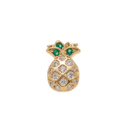 Retro Personality Picture Box with Adjustable Crescent Eyes and Four Leaf Clover DIY Pendant Necklace Jewellery Woman